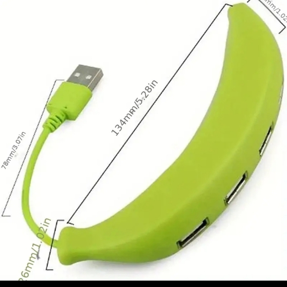 NEW! Funny Banana USB Hub – 4 Ports, Ideal Gift for Students & Entrepreneurs - Picture 6 of 6